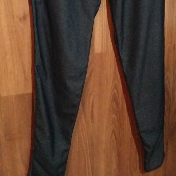 Silver Polyester/Spandex Pants - Picture 3 of 10